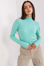 Turtleneck model 186508 Factory Price - green 2 / S/M