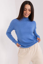 Turtleneck model 186508 Factory Price - blue / S/M