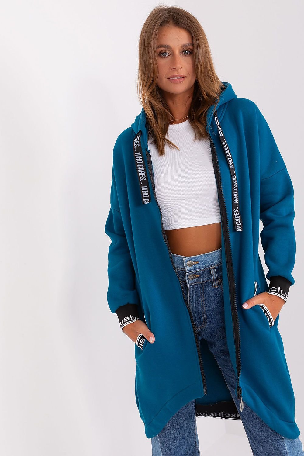 Sweatshirt lang genser model 185938 Relevance - Trendyglobal 