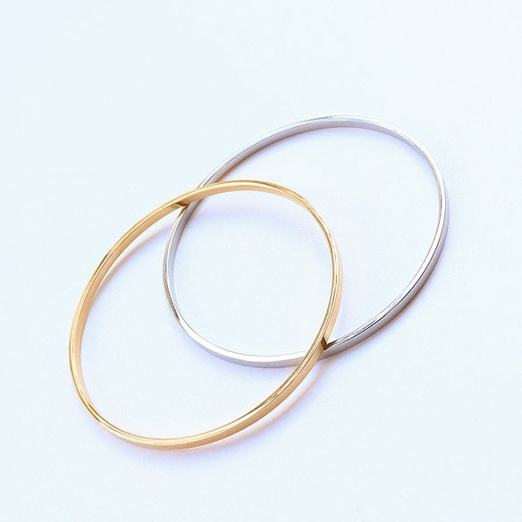 Armbånd Dame 18K Gullbelagt - Enkel Ring Design Moteriktig