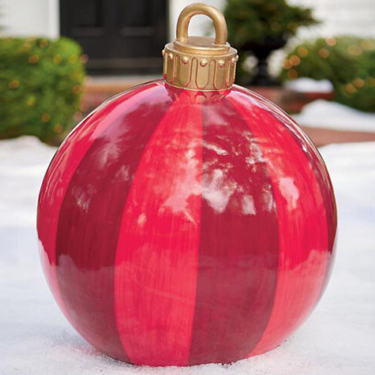 Utendørs Juleornament ball - Oppblåsbare julekuler av PVC - Trendyglobal 