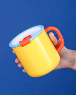 Dopamine Vacuum Insulated Coffee Mug with Lid & Handle