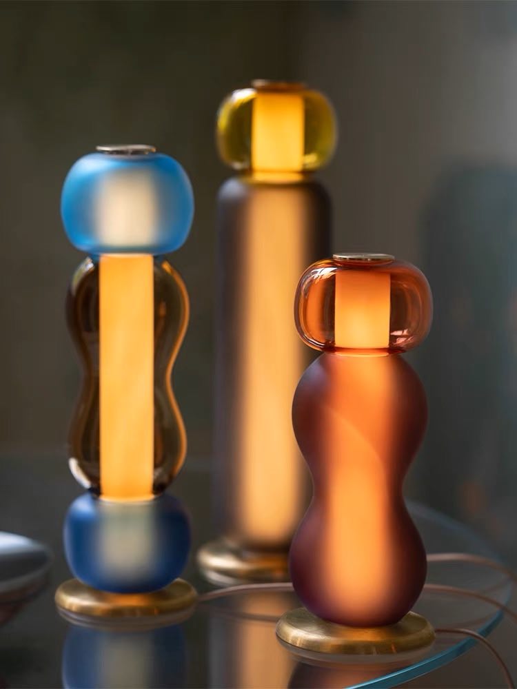 Drift Bottle Table Lamp - Handcrafted Modern Eclectic Ambient Lighting - Trendyglobal 