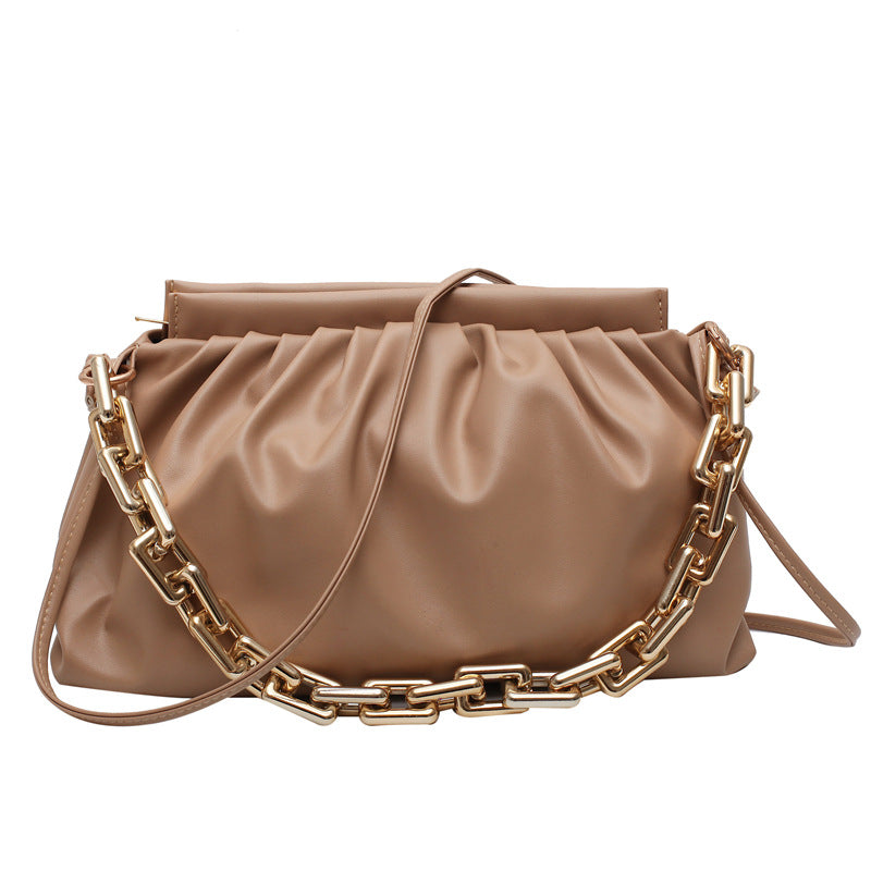 Thick Chain Cloud Portable Shoulder Underarm Bag - Trendyglobal 