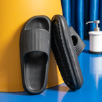 Flip-flops for barn, damer og herrer - størrelse 26-45 Svart