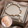 Exclusive Pearl Bracelet for Women – Natural Zircon & Mother of Pearl
