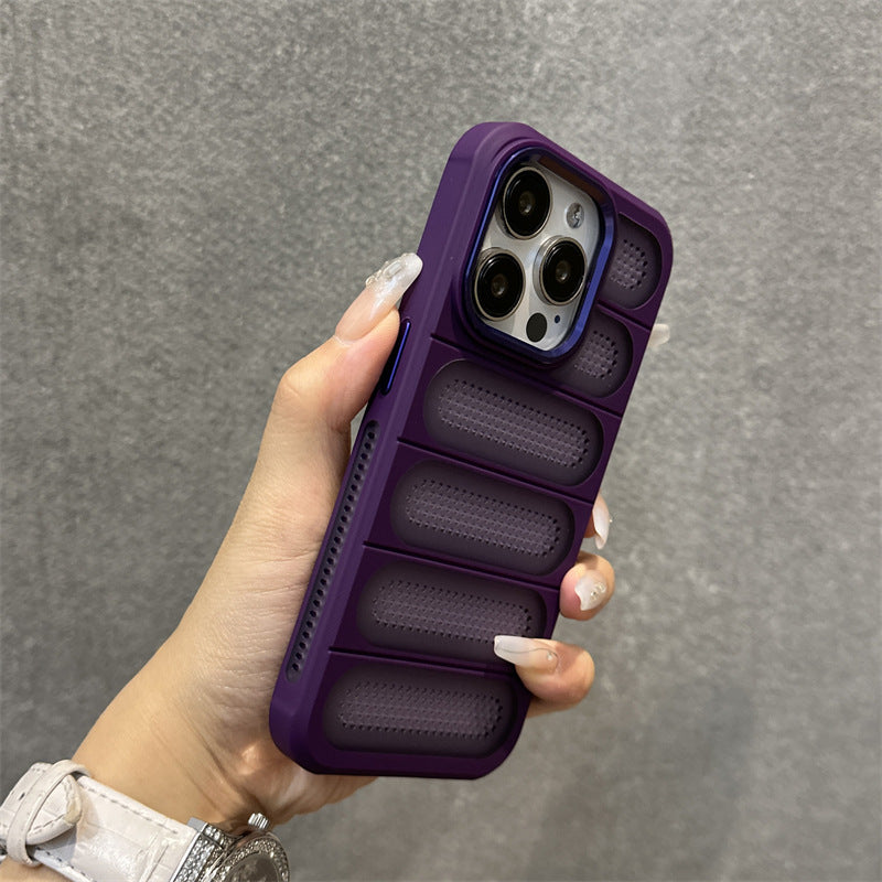 Varmeavledende deksel for iPhone 11-15 - Purple / IPhone15