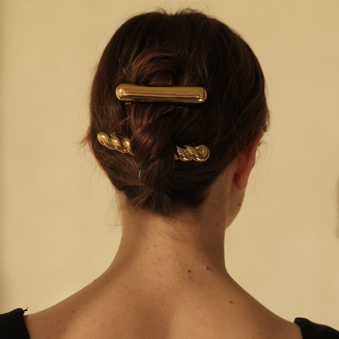 Hårsmykke Dame 18K Gullbelagt - Geometrisk Design Høyverdig Enkel