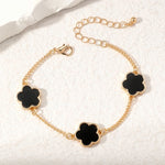 Armbånd Dame 18K Gullbelagt - Sommerfugl/Firkløver Design Utsøkt Unik