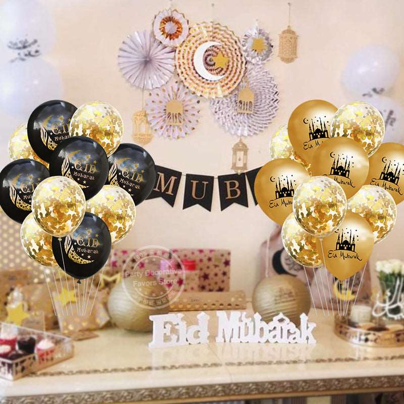 Eid Mubarak Latex Ballonger - Perfekt for EID Feiring - trendyglobal.no