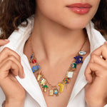 18K Gullbelagt Halskjede med Lite Anheng - Vakuumbelegg