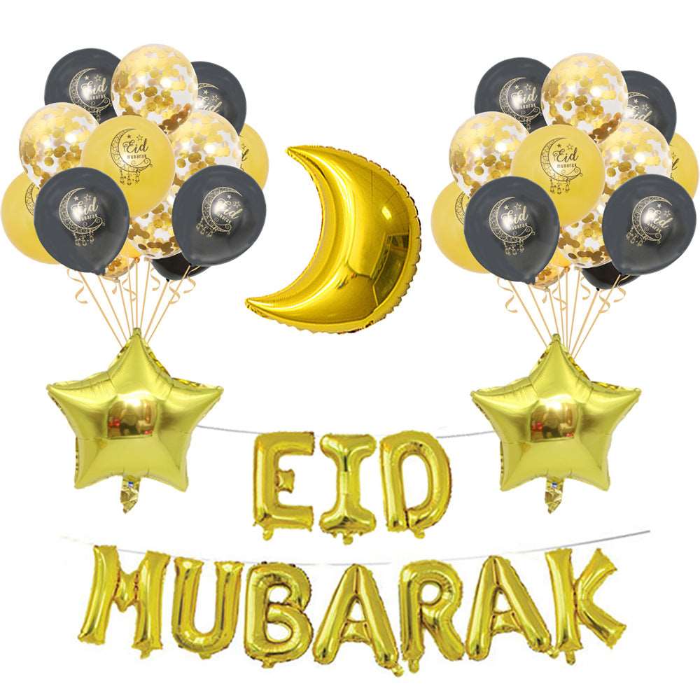 Eid Mubarak Latex Ballonger - Perfekt for EID Feiring - trendyglobal.no