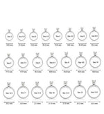 Personalisert Navnering Dame S925 - Glatt Bånd Gravering Håndlaget