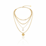 Flerlags Halskjede med Anheng