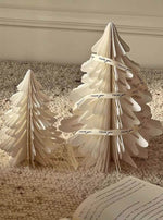 Foldable Accordion Christmas Tree Set of 2Pcs - Decoration for Table Shelf & Window - Trendyglobal 