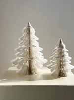 Foldable Accordion Christmas Tree Set of 2Pcs - Decoration for Table Shelf & Window - Trendyglobal 