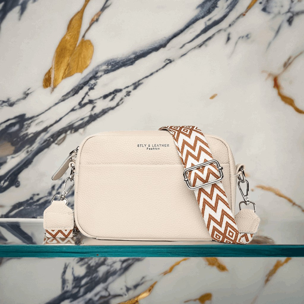 Crossbody Veske Dame Ekte Skinn