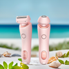 2-in-1 Hair Removal Epilator USB Rechargeable Trimmer for Women