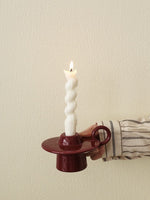 Handmade Ceramic UFO Candle Holder, Retro Table Decor - Trendyglobal 