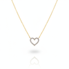 Hjerte Halskjede Dame Zirkon