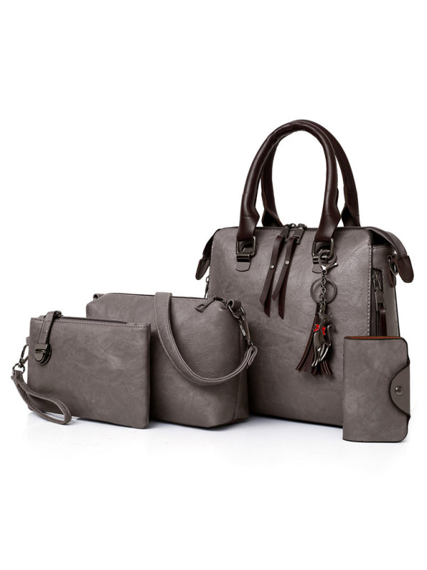 Moteveske Dame - Messenger Femdelt Sett - Misty grey / F - Veske