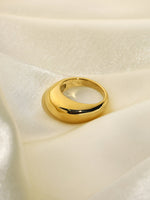 Fasjonable zirkon ring - Golden yellow / 6