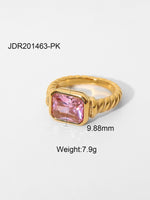 Fasjonable zirkon ring