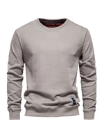 Langermet genser for herre - Misty grey / S - Genser