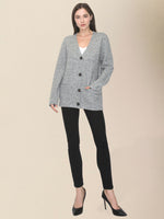 Casual strikket cardigan dame RP0023572 - Cardigan