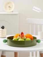 Jelly Bean Fruit Tray, Whimsical Dopamine Decorative Tray