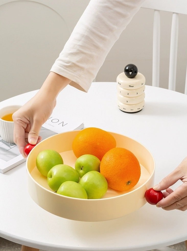 Jelly Bean Fruit Tray, Whimsical Dopamine Decorative Tray