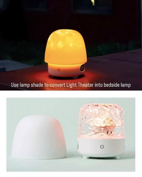 Light Theatre: Ambient Light With Stereo Speaker, Ripple Sunset Aurora Projector All-in-1 - Trendyglobal 