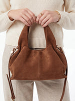 Crossbody-veske dame – Retro skulderveske med magnetlås | Bucket-design