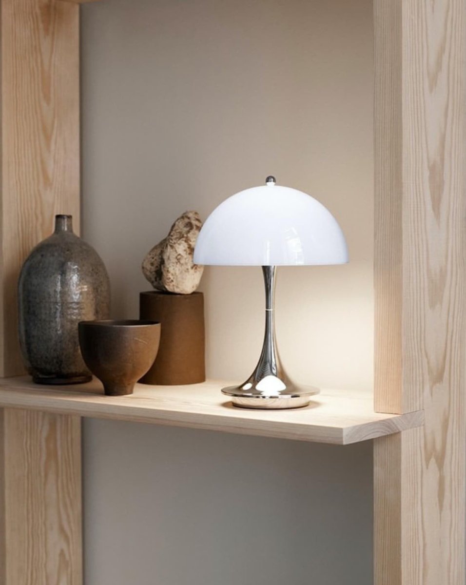 Nordic Style Cute Minimalist Dimmable Lamp - Panthella 160 Portable - Trendyglobal 