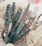 Set Of 10 Pcs Modern French Flatware - Bistrot Style Cutlery Silverware Set ( $4.9 Each )