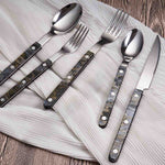 Set Of 10 Pcs Modern French Flatware - Bistrot Style Cutlery Silverware Set ( $4.9 Each )