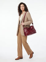Retro Tote Bag Dame | Europeisk Stil Skulder- og Crossbody-veske